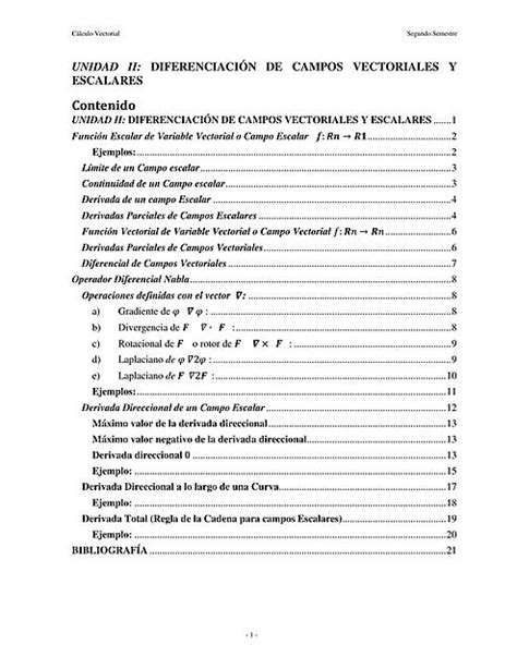 CAMPOS ESCALARES Y VECTORIALES Ruth Benítez uDocz