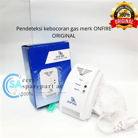 Jual Onfire Alarm Deteksi Kebocoran Gas Lpg Lpg Gas Detector Shopee