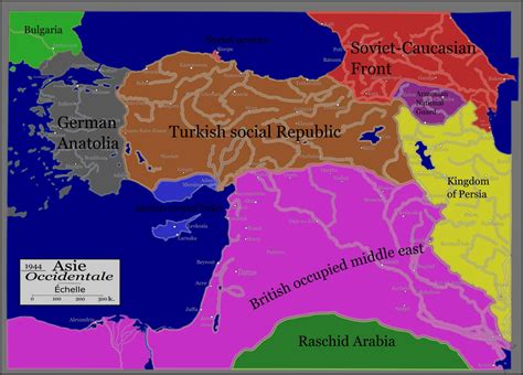 Map Of The Middle East 1944 Scrolller