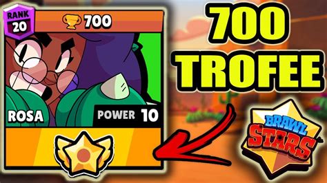 ROSA PRIMUL MEU BRAWLER DE 700 TROFEE Brawl Stars Romania YouTube