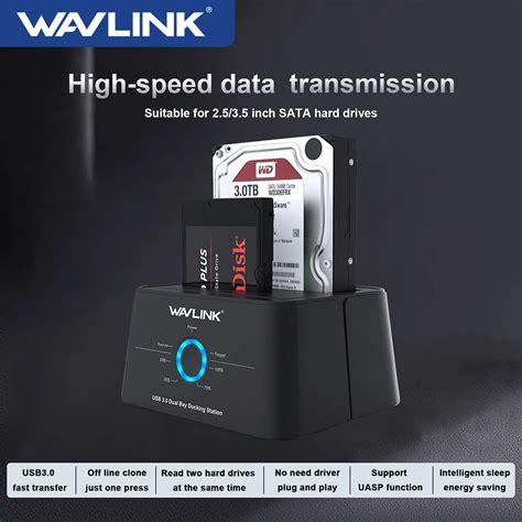 Wavlink Stacja Dokuj Ca Hdd Sata Obudowa Dysku Twardego Sata Na Usb