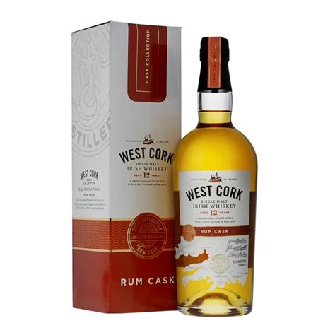 West Cork Years Rum Cask Whiskey Cl Drinks Ch