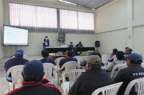 Proyecto Especial Tacna Realiz Reunion De Coordinacion Y