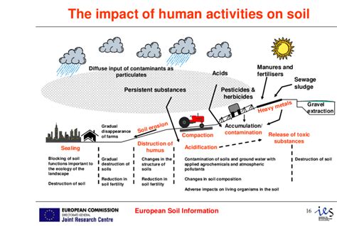 Impact Of Human Activities On Soil Causing Risk Of Soil Degradation