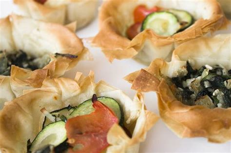 Vegan Filo Pastry Shells With Spinach And Zucchini Whole Food Recipes Bruschetta Ingredients