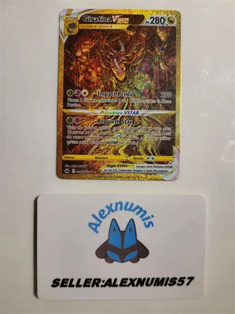 CARTE POKEMON GIRATINA Vstar Gold GG69 GG70 Zenith Supreme FR NEUF EUR