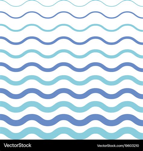 Abstract Seamless Wave Pattern Royalty Free Vector Image