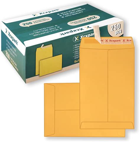 Buy Xxcxpark Pcs X Inches Security Catalog Envelopes Printable