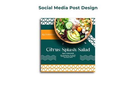 Premium PSD Instagram Post Food Psd Template