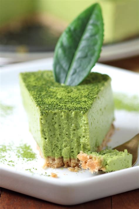 Vegan Matcha Mousse Cake Lands Flavors