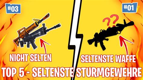 Top 5 Seltenste Sturmgewehre In Fortnite Rdw 😱 Krasse Waffen 😂