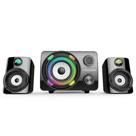 Vinnfier Ecco Btr Rgb Led Speaker Bluetooth Usb Microsd Aux