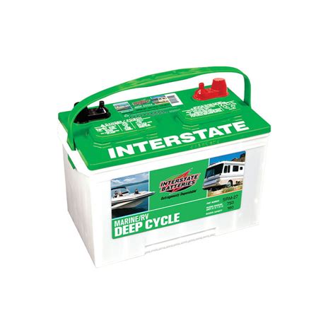 Interstate Marinerv Deep Cycle Battery Group Size 27dc 600 Cca Camping World