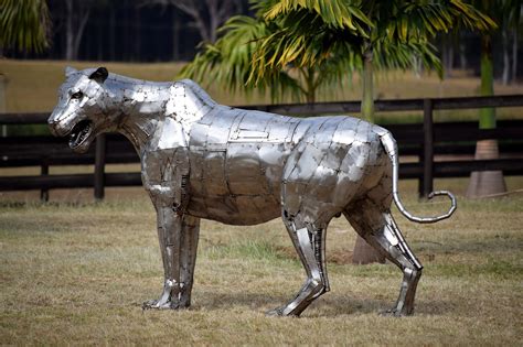 Escultura em aço Inox Ze Vasconcellos Metal Sculptures Metal