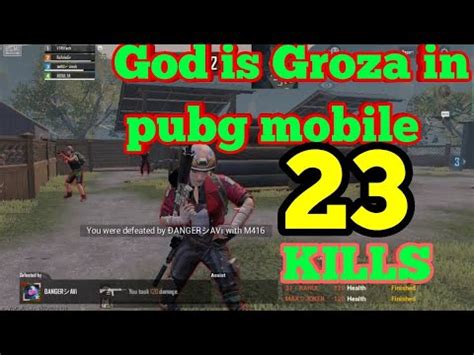 God Is Groza In Pubg Mobile Tdm Gameplay Pubg Mobile Pubgmobile