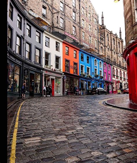 Living Europe On Instagram Colors Of Victoria Street Edinburgh