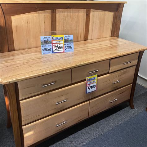 2 Piece Amish Crafted Solid Wood Shoreview Bedroom Set In Wormy Maple Stewart Roth Furniture