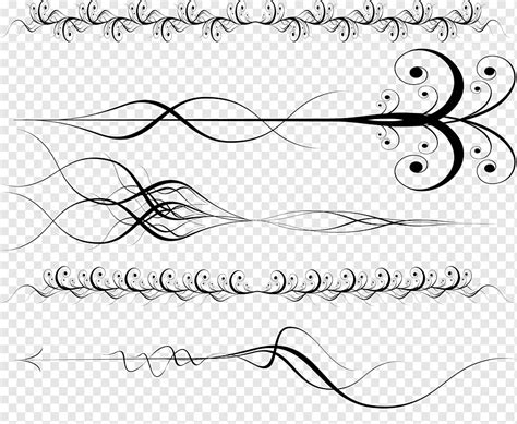 Document Decorative Templates Elegant Dynamic Swirled Symmetric Decor