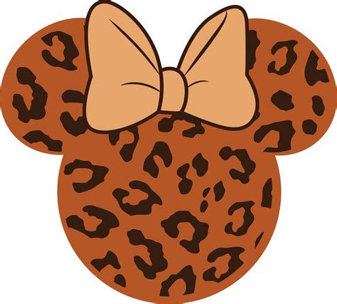 Minnie Mouse Cheetah Svg Disney Svg Disney Castle Svg Mic Inspire Uplift