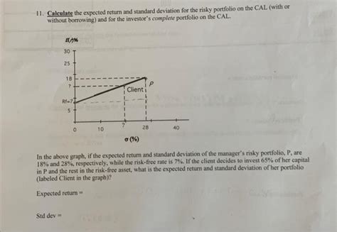 Solved 11 Calculate The Expected Return And Sta SolutionInn