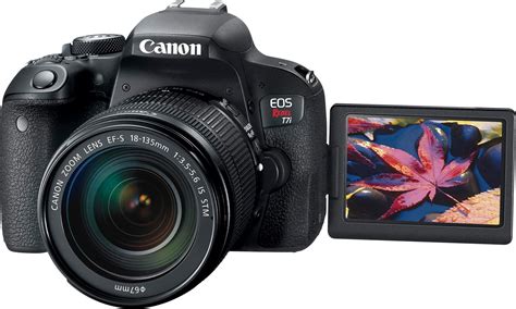 Best Buy Canon Eos Rebel T7i Dslr Camera With 18 135mm Is Stm Lens