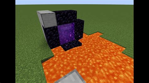 Minecraft Tutorial Netherportal Gie En Youtube