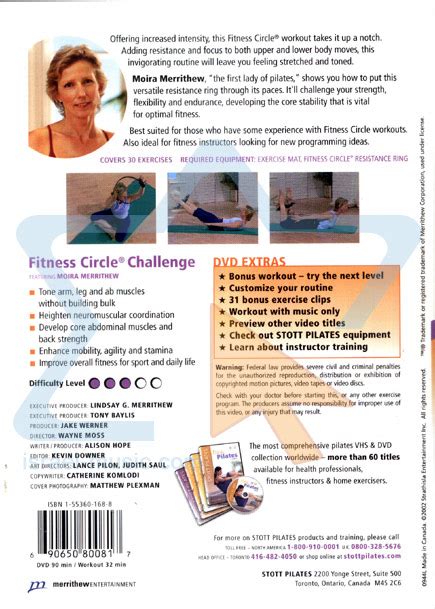 Stott Pilates Fitness Circle Challenge By Moira Merrithew