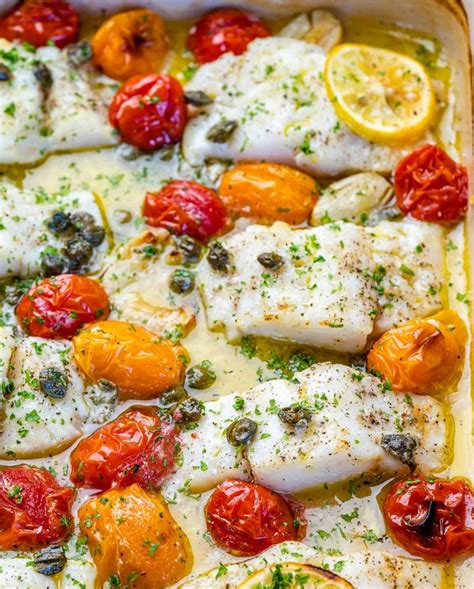 Lemon Garlic Baked Cod Clean Food Crush