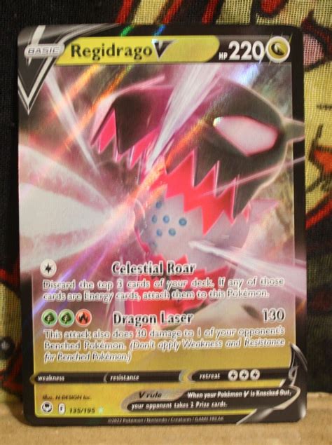 Regidrago V Ultra Rare Silver Tempest Nm Pokemon Tcg Values