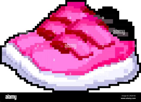 sport kid shoes game pixel art vector illustration Stock Vector Image ...