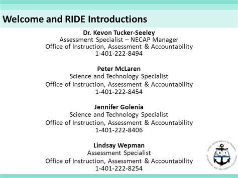 Using The 2011 Necap Science Results New England Common Assessment