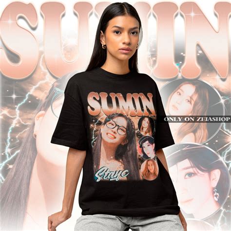 Stayc Sumin Bootleg Shirt Exclusive K Pop Collectible Kpop Shirt Kpop