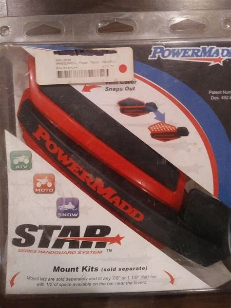 Powermadd Star New Handguards Snowmobile Atv Utv Yamaha Ski Doo Cat