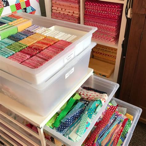 Fabric Scrap Storage Precuts Fabric Scraps Container Store