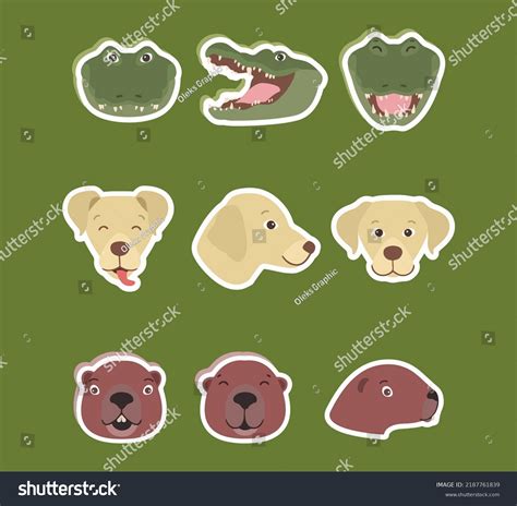 Wild Animals Icons Pack Vector Stock Vector (Royalty Free) 2187761839 | Shutterstock