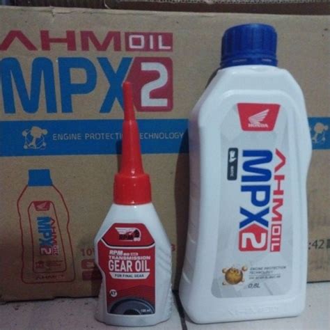 Jual Paket Ahm Oil Matic Mpx Ml Gardan Gear Oli Motor Matic