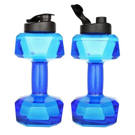 25l Dumbbells Shaped Plastic Big Large Capacity Gym Sports Water Bottle Fitness Bicycle Bike