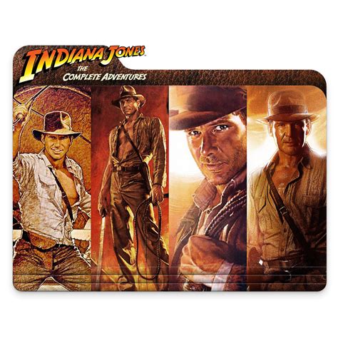 Indiana Jones Movie Collection Folder Icon By That Eerie Knock On