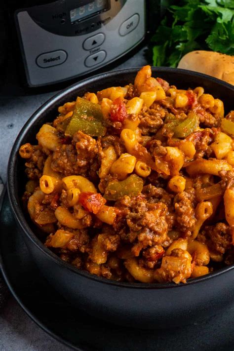 Ground Beef Goulash Recipe Crock Pot At Bernice Cindy Blog