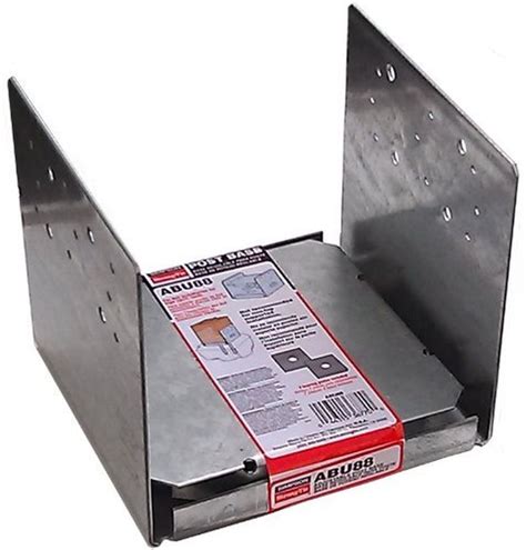 Simpson ABU88Z ZMAX Galvanized 14-Gauge 8x8 Adjustable Post Base 4-per box | eBay