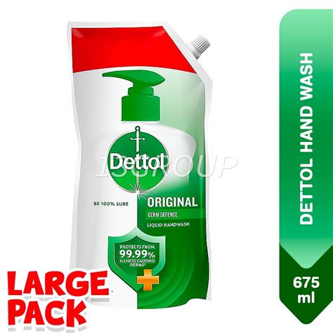 Dettol Liquid Hand Wash Refill Antibacterial Original 675ml Shopee Singapore