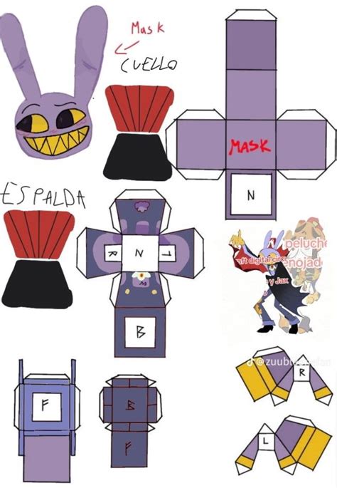 Jax Halloween Digital Circus Papercraft Alas De Cosplay Imagenes De Cosas Bonitas