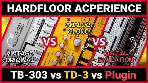 Roland Tb Vs Behringer Td Vs Plugin Playing Hardfloor S