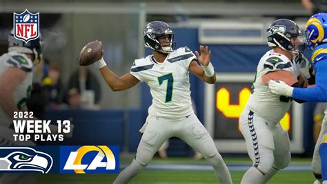 Seattle Seahawks Top Plays Vs Los Angeles Rams 2022 Regular Season