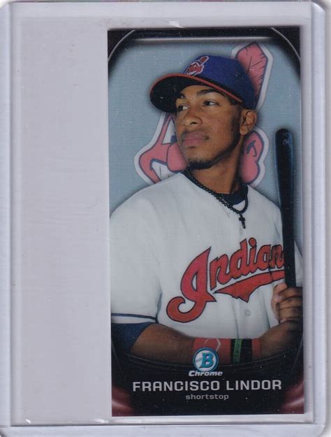 2015 Bowman Chrome PP 6 Francisco Lindor Prospect Profiles RC 12563 EBay