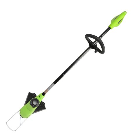 Greenworks 24 Volt 10 In Straight Shaft Battery String Trimmer 2 Ah Battery And Charger