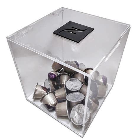 Caixa Porta C Psulas Cubo De Acr Lico Premium Top Nespresso Shopee Brasil