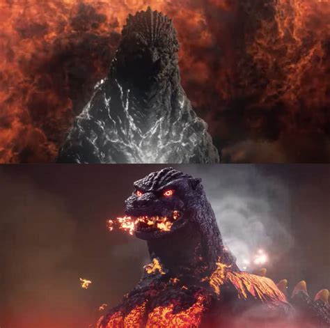 Godzilla 2022 Vs Burning Godzilla 1995 By Mnstrfrc On Deviantart