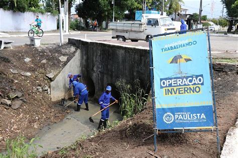 Operação Inverno segue preparando Paulista para o período chuvoso