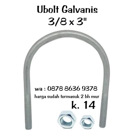 Jual Ubolt Klem Pipa Klem U Ubolt Galvanis Jakarta